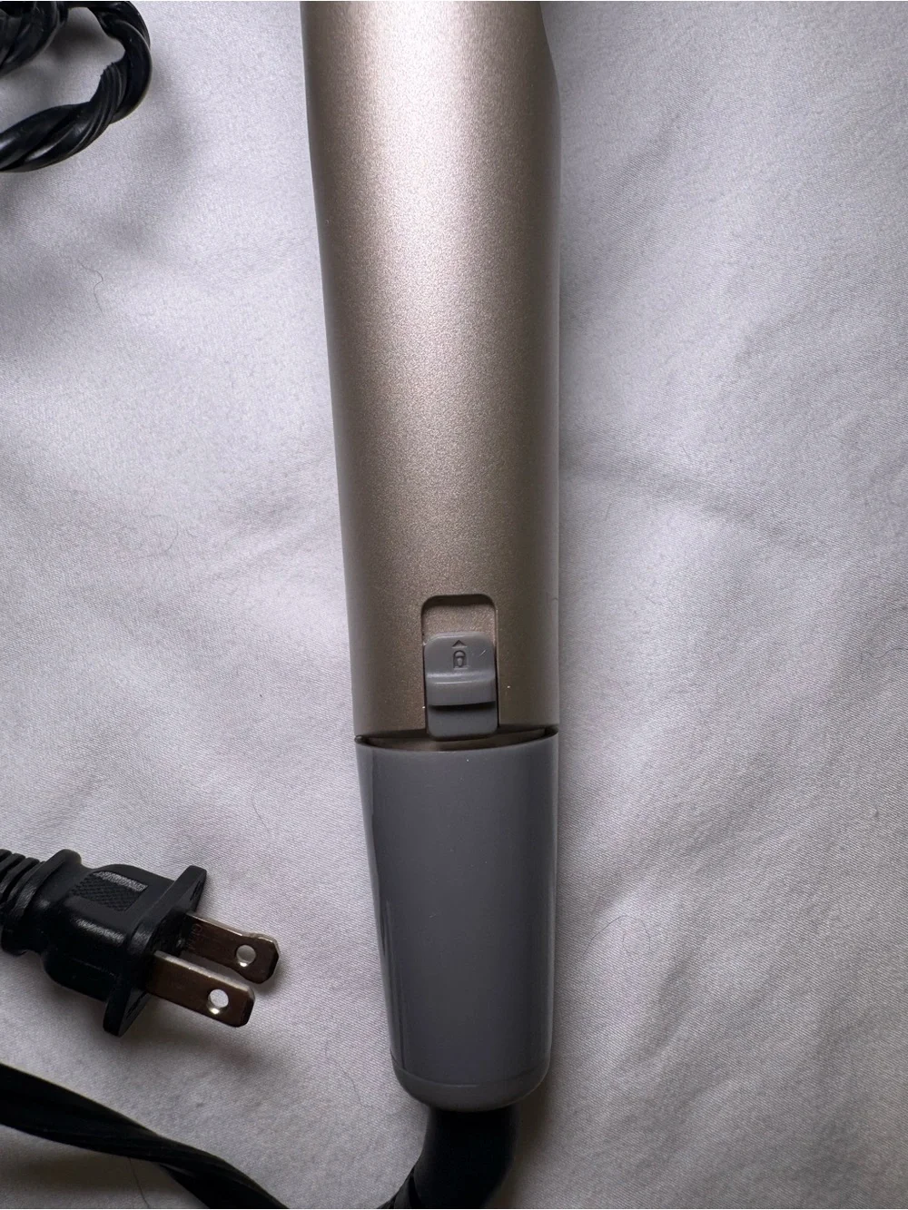 Remington Gold-Tone Ceramic Hair Straightener with Gray Trim